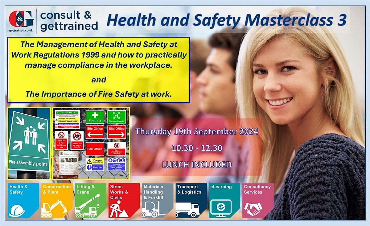 Health & Safety                    Masterclass 3