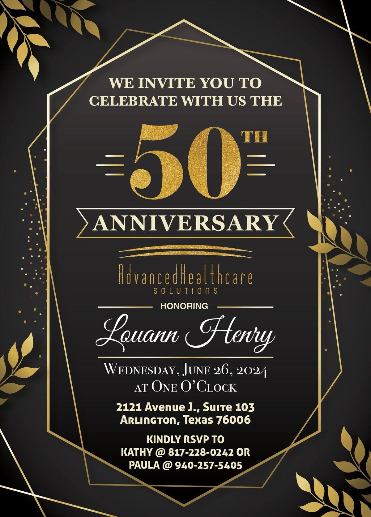 50th Anniversary for Louann Henry