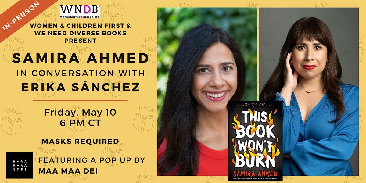 In-Person: This Book Won't Burn by Samira Ahmed Book Launch