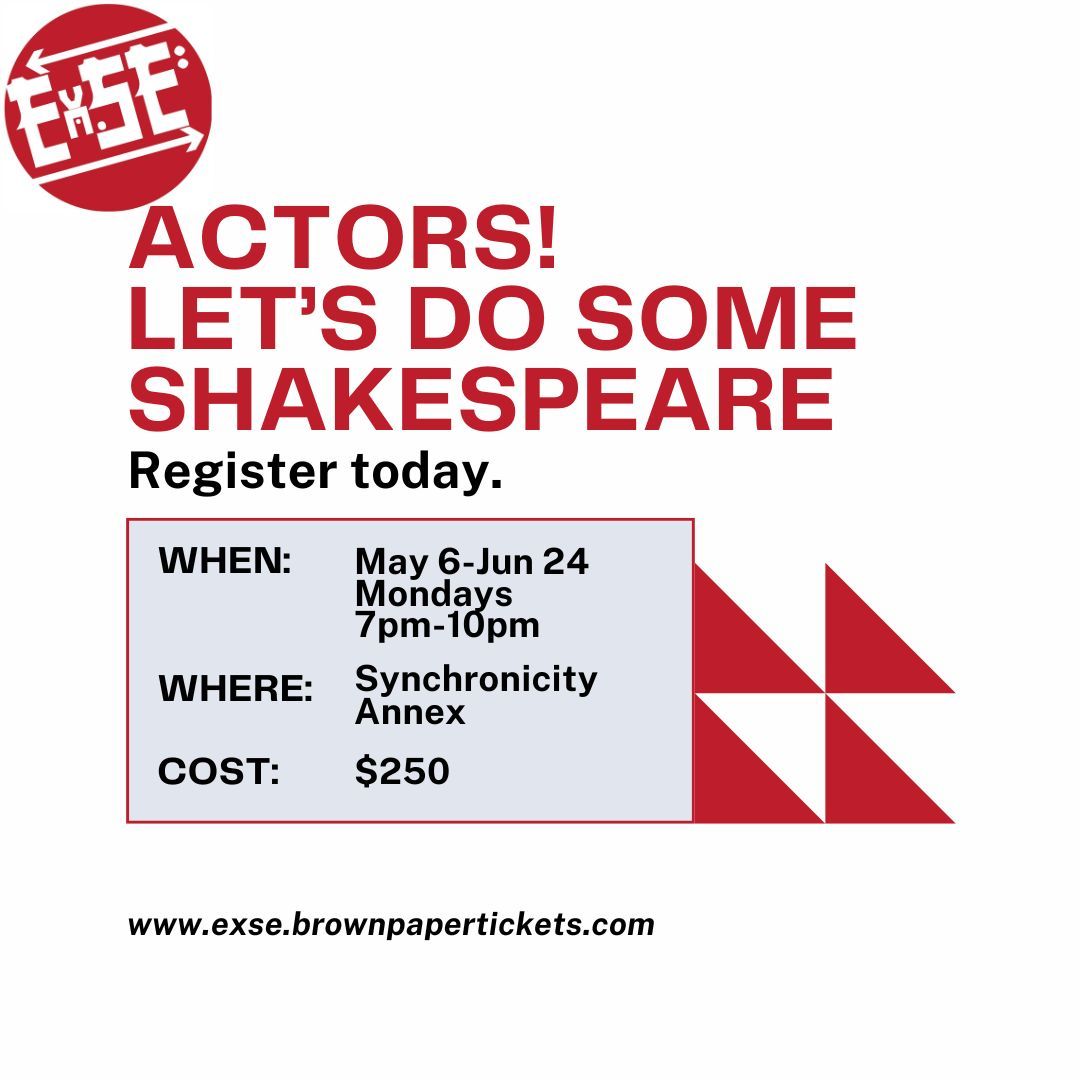 Actors! Let's Do Some Shakespeare!