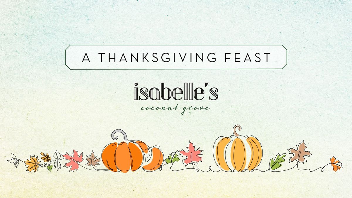 Isabelle's Thanksgiving Feast 