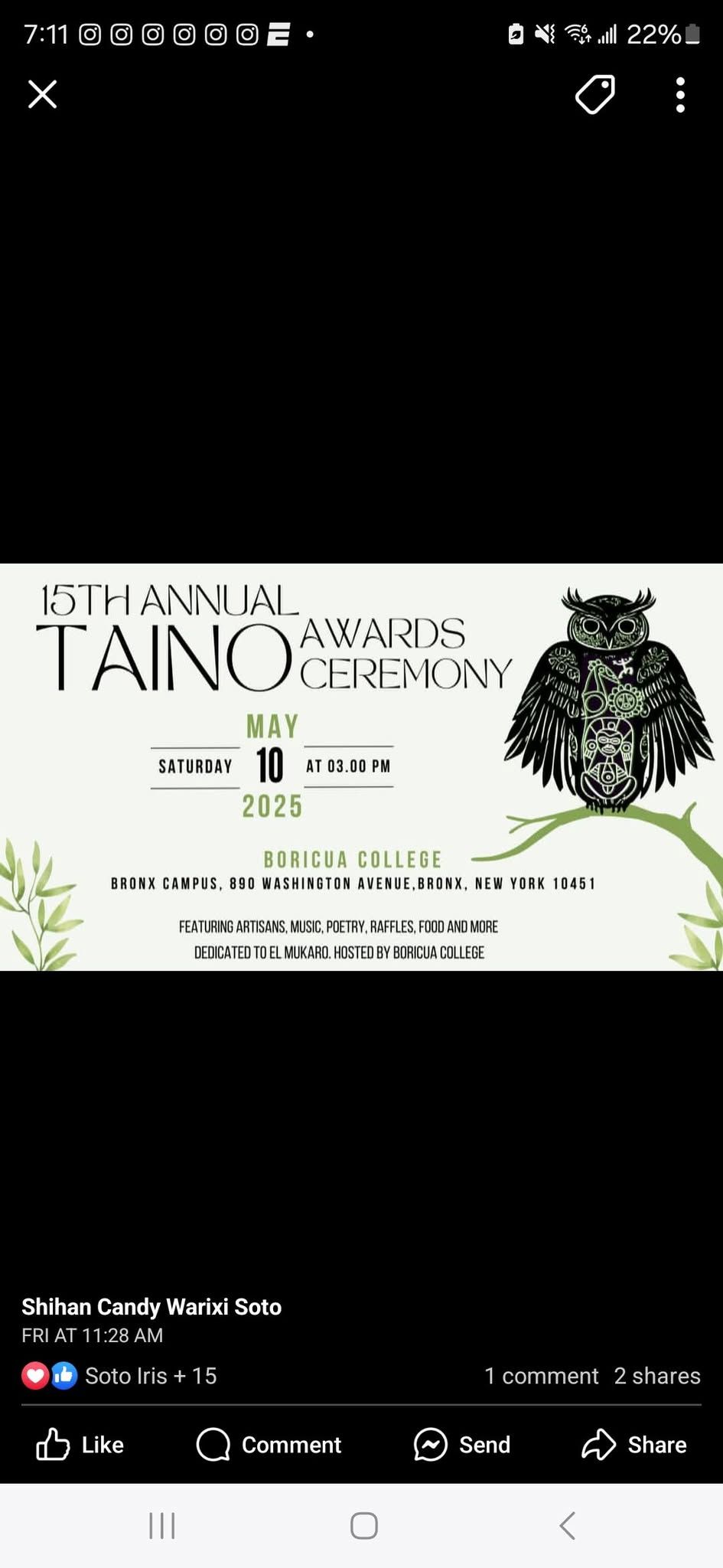 15th Annual Taino Awards Ceremony 