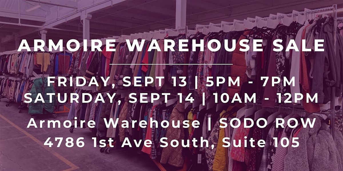 September 2024 Warehouse Sale