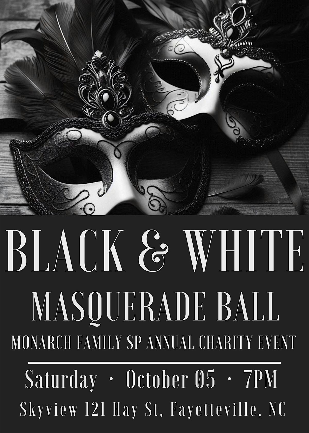 Black & White Masquerade Ball