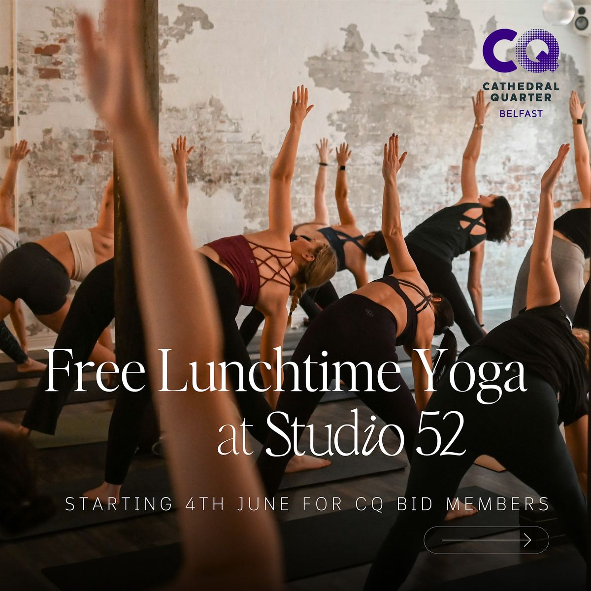 CQ BID Members Lunchtime Yoga Class 25\/06\/24