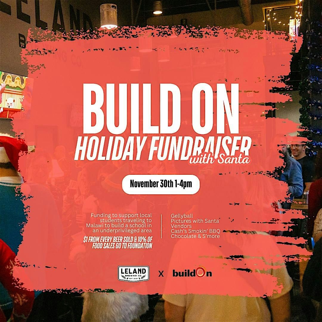 Leland Brewing's BuildOn Holiday Fundraiser