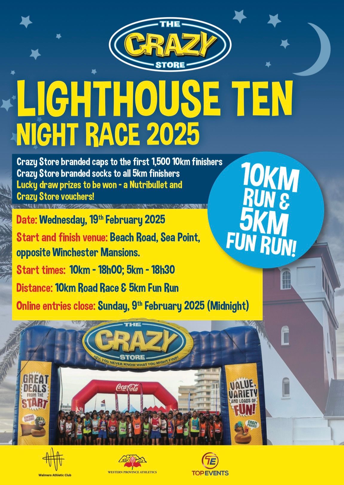 The Crazy Store Lighthouse 10km and 5km 2025