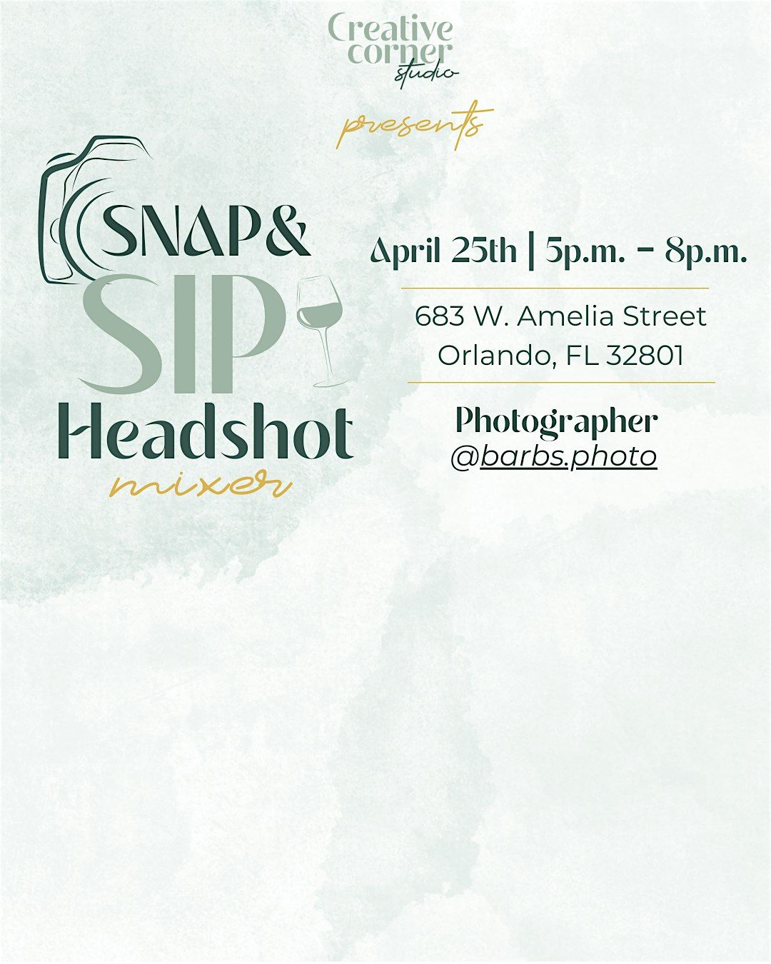 Snap & Sip Headshot Mixer