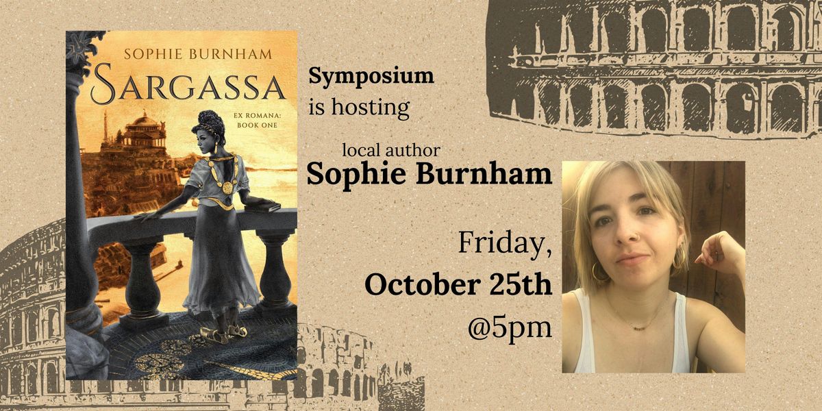 "Sargassa" w\/ Local Author Sophie Burnham