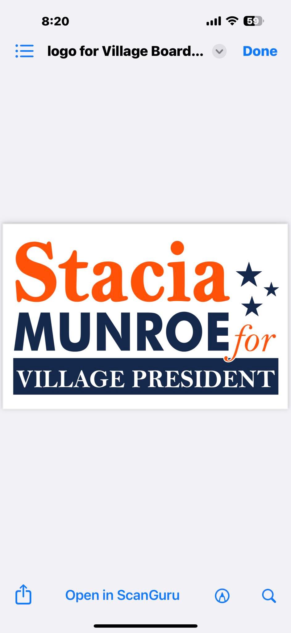 Stacia Munroe for Village President- Kick off 2025!