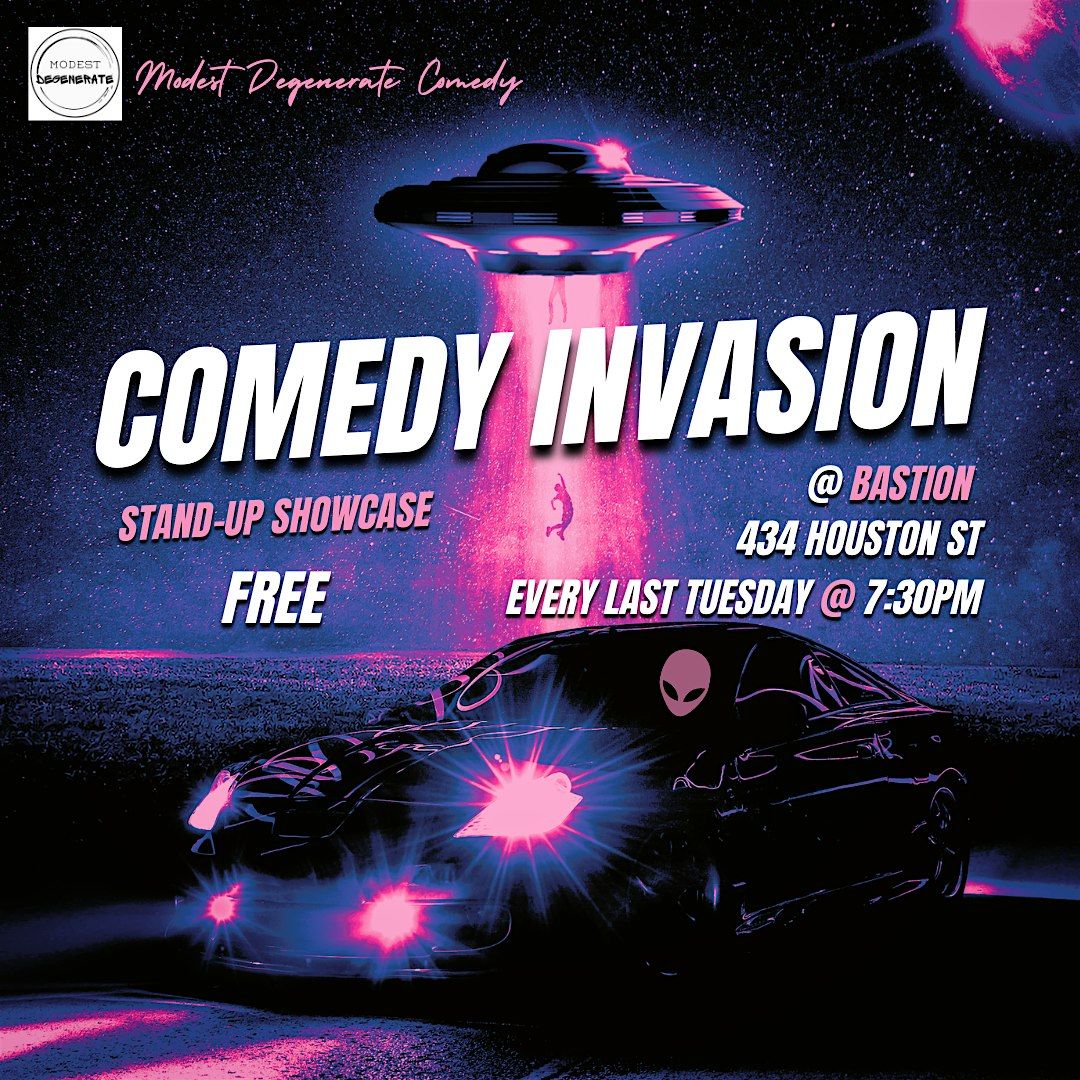 Comedy Invasion at Bastion