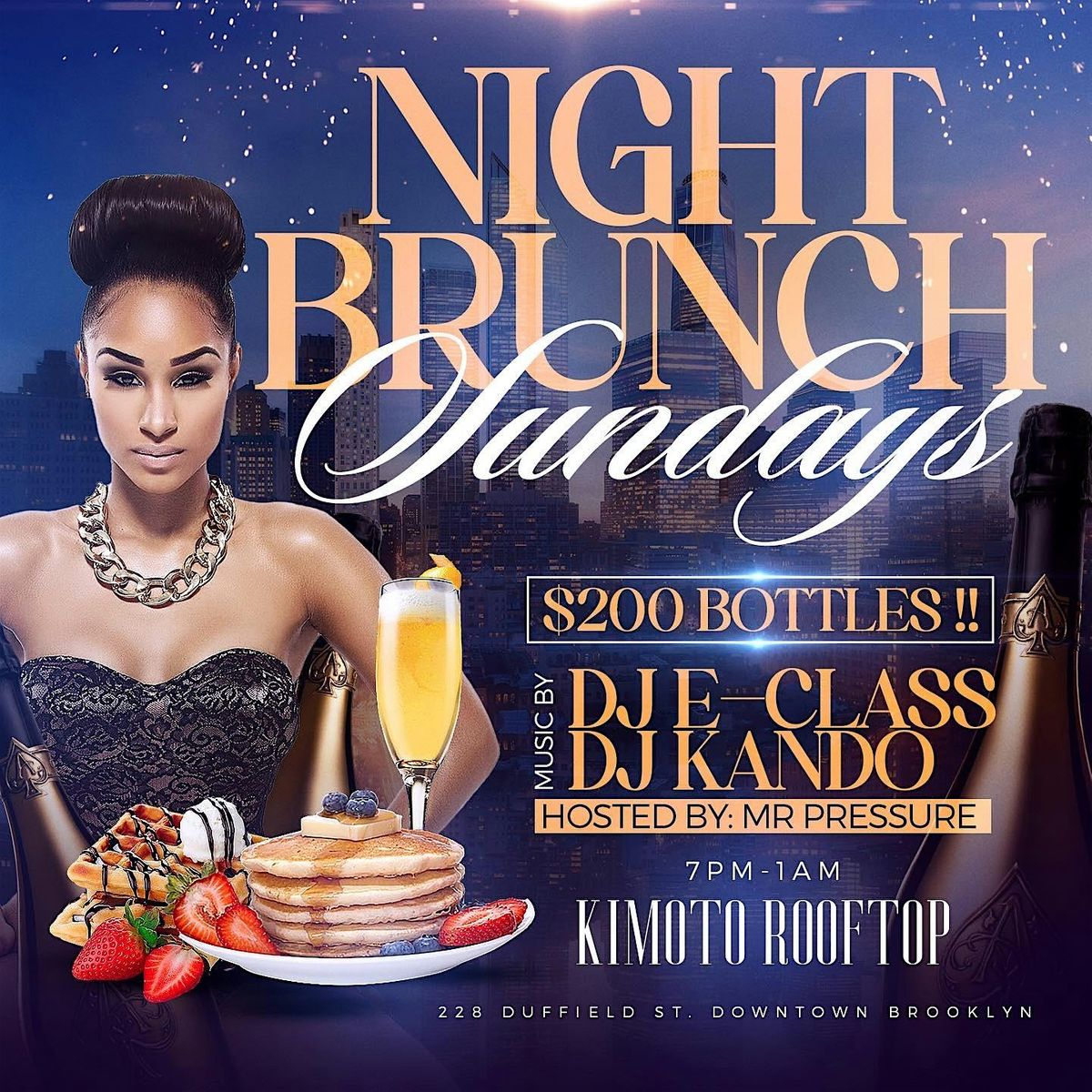 NIGHT BRUNCH @ KIMOTO DWNTWN BK