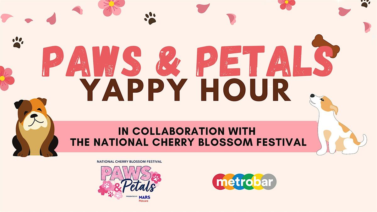 Paws and Petals Yappy Hour with the National Cherry Blossom Festival