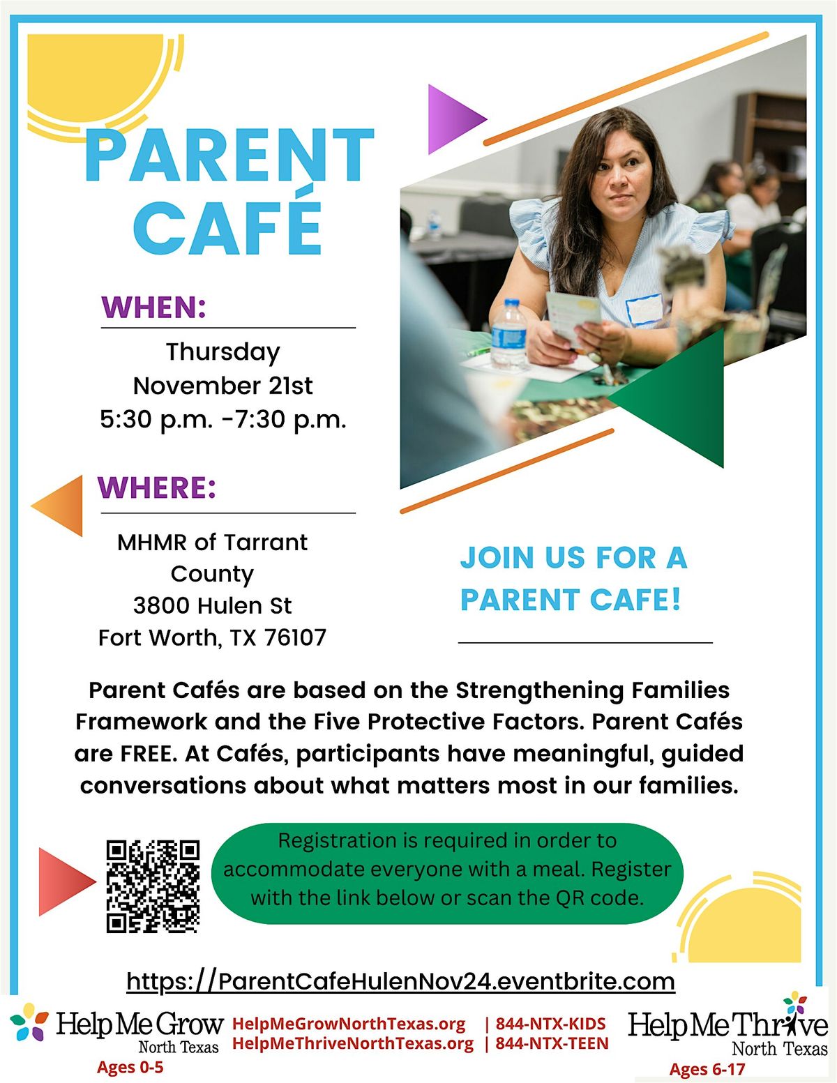 Face to Face Parent Cafe- Hulen