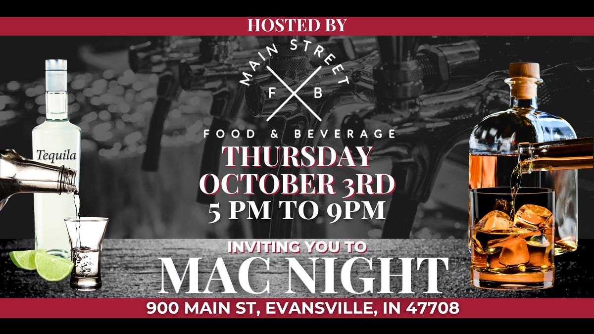 MAC Night at Main Street Food & Beverage