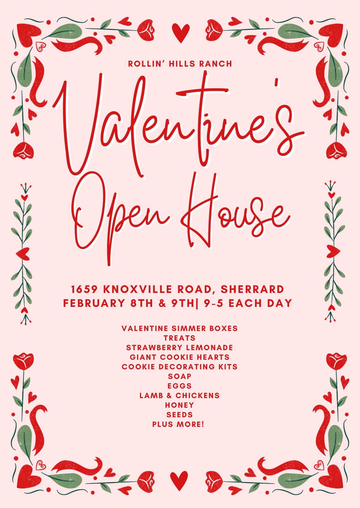 Valentine\u2019s Open House \ud83d\udc98