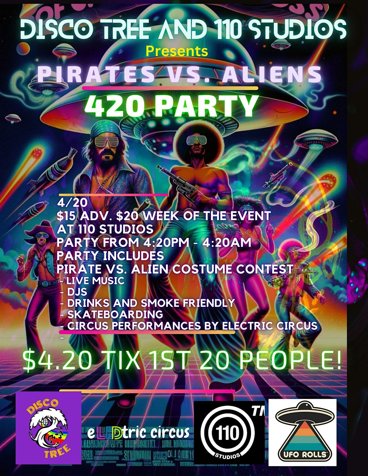 420 Pirates Vrs Aliens Big Blast Dance Off!