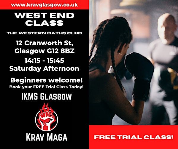 Free Trial Adults Krav Maga Class - West End - IKMS Glasgow Krav Maga