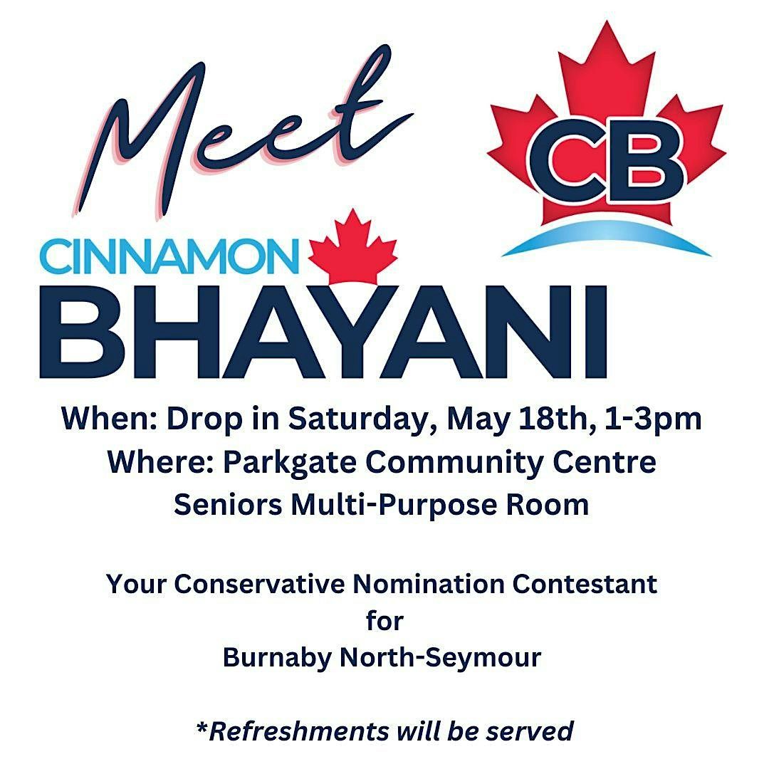 Meet and Greet with Cinnamon Bhayani