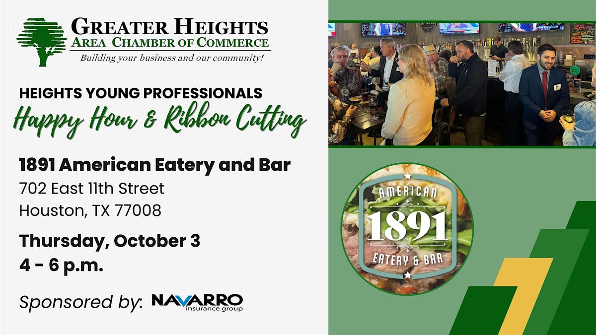 Heights Young Professionals Happy Hour + Ribbon Cutting