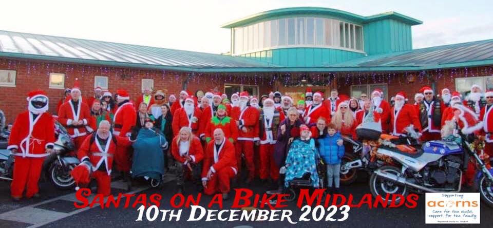 Santa's on a bike 2024