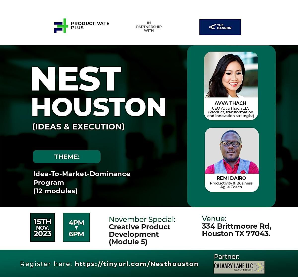 Nest Houston - From Idea To Market Dominance (12 modules)