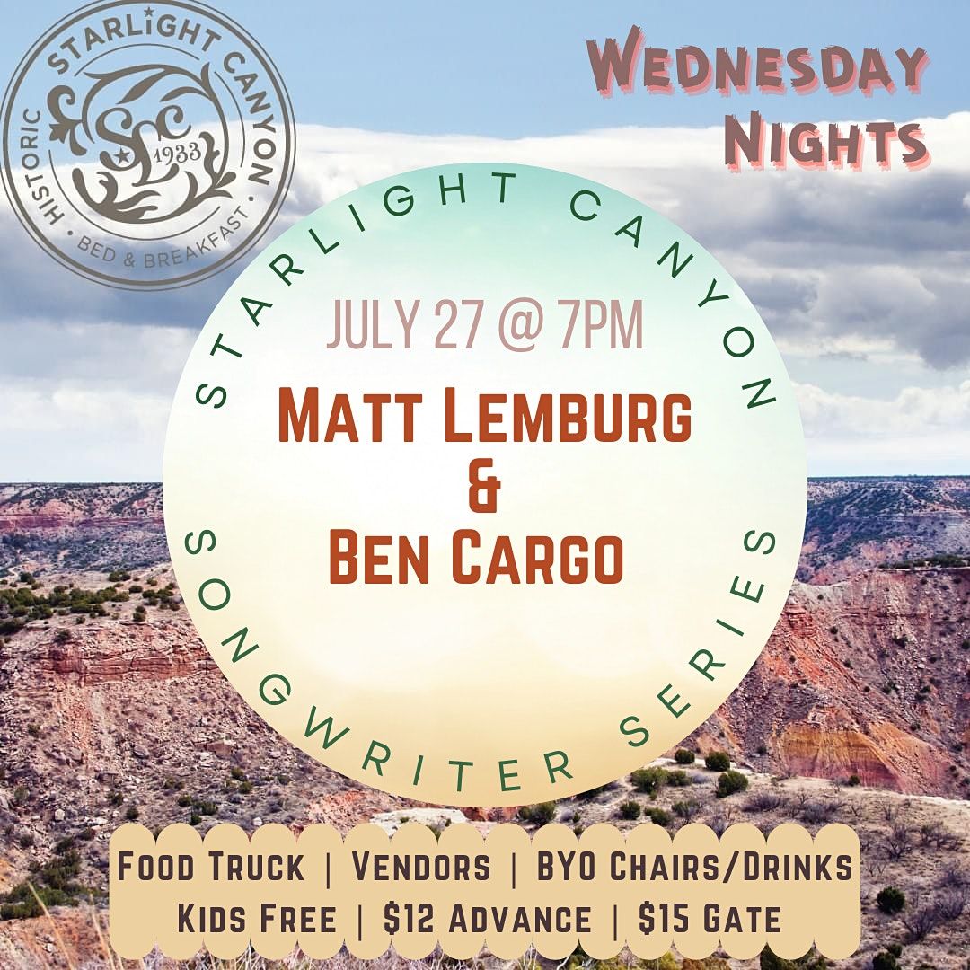 Matt Lemburg & Ben Cargo  at Starlight Canyon Bed and Breakfast