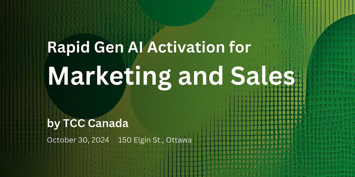 Rapid Gen AI Activation for Marketing and Sales