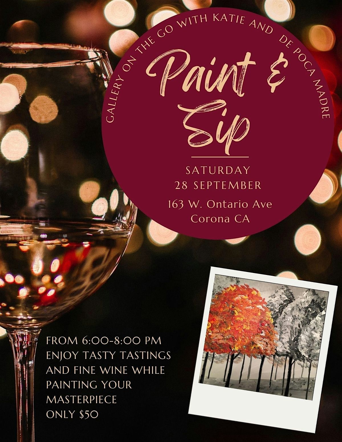 Paint and Sip into Fall