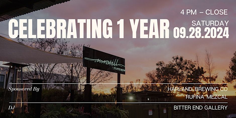 Mozwell Claremont 1-Year Anniversary Party