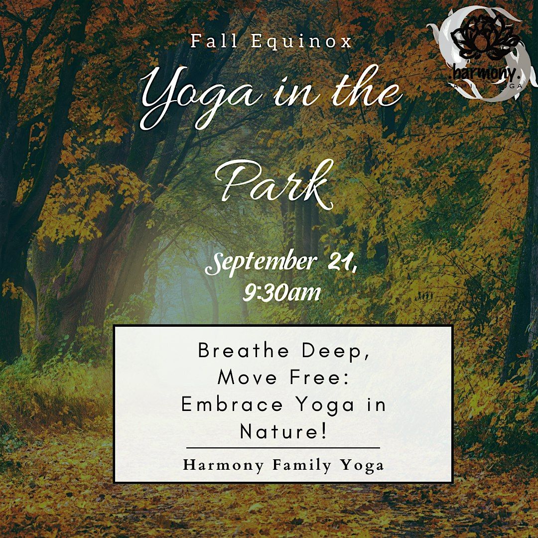 International Day of Peace "Yoga in the Park"