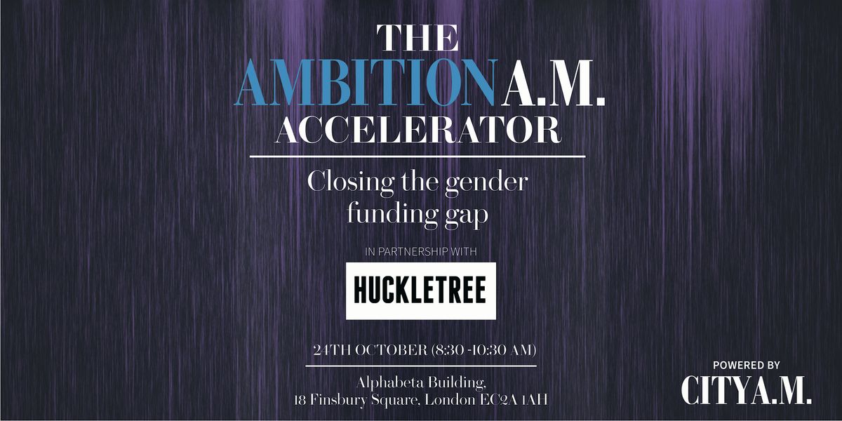 The Ambition A.M. Accelerator: Closing the gender funding gap