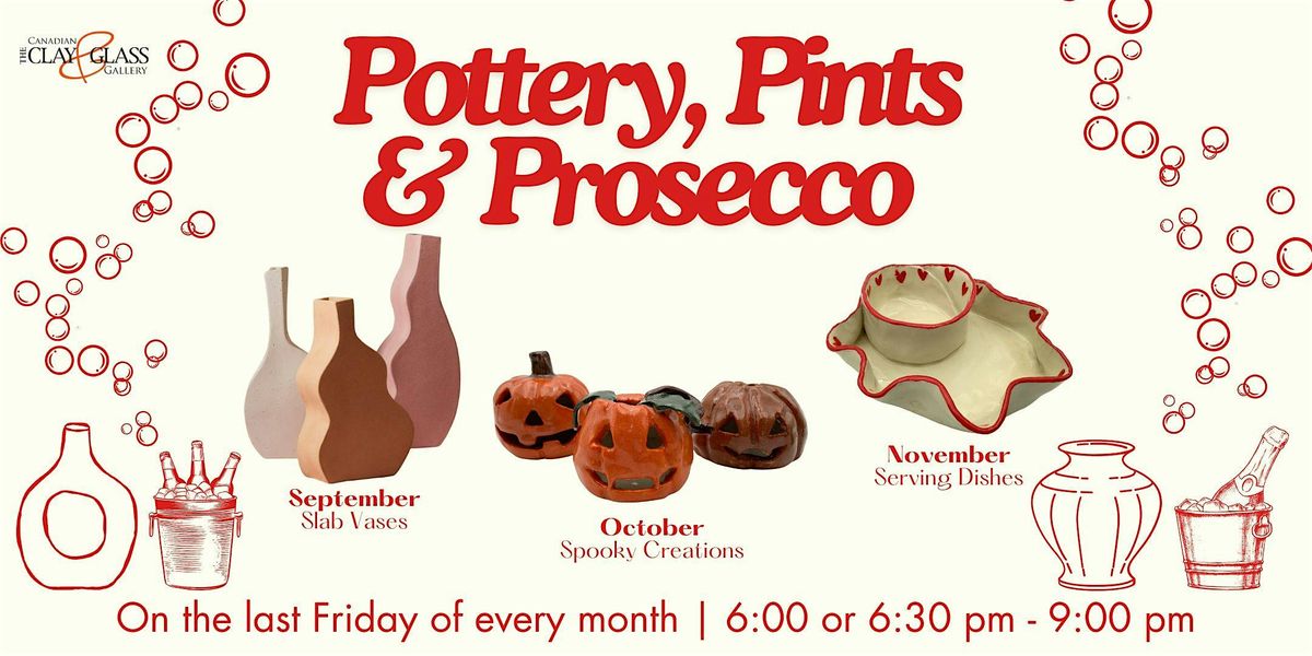 Pottery + Pints + Prosecco