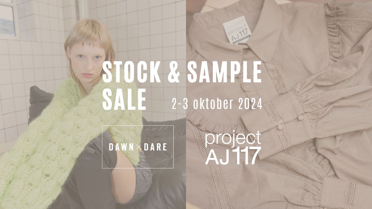 PROJECT AJ117 & DAWNxDARE Archive & Sample Sale Frederiksberg