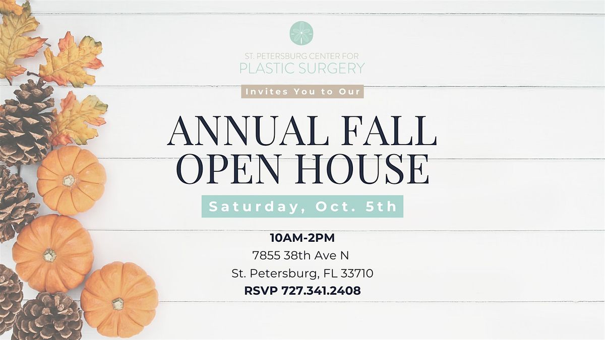 St. Pete Plastic Surgery Annual Fall Open House