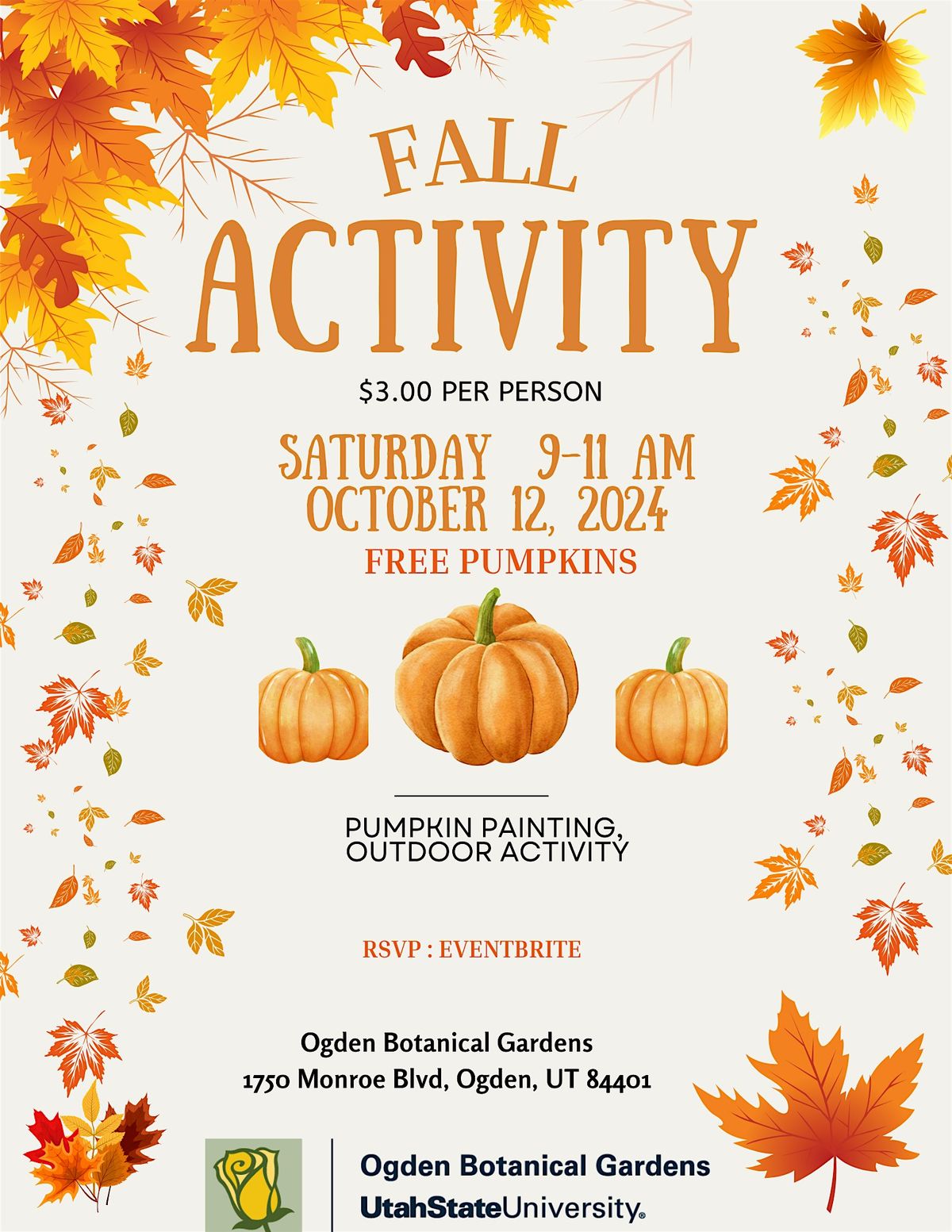 Fall Activity & Pumpkin Painting!