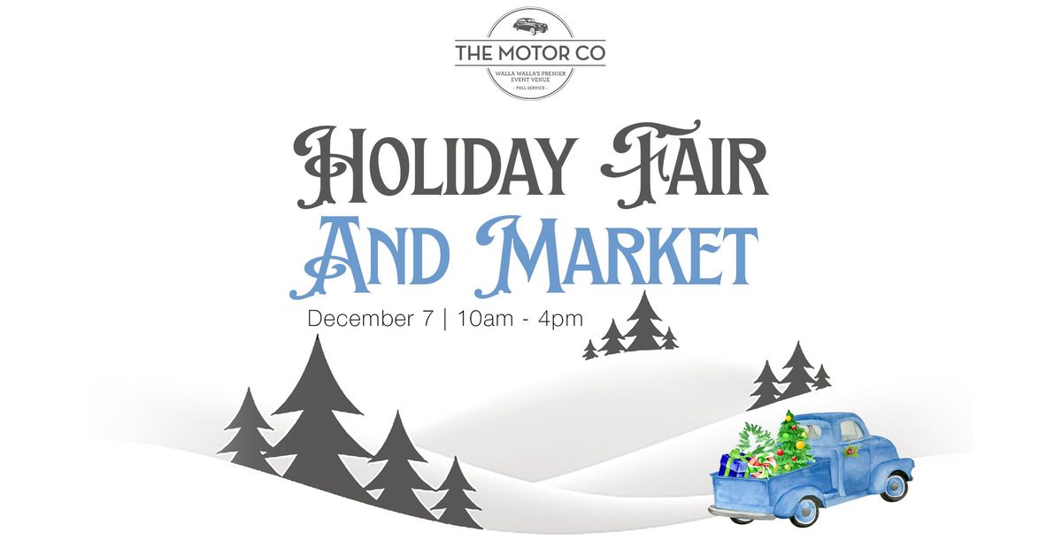 Holiday Fair And Market @The Motor Co