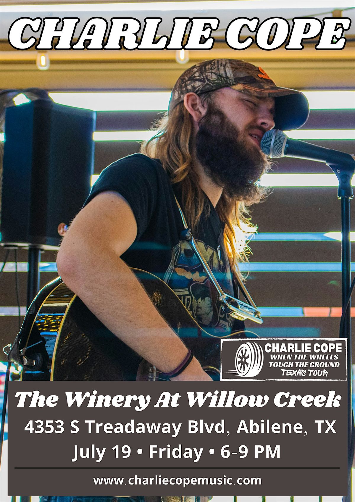 Charlie Cope Live & Acoustic @ Winery At Willow Creek