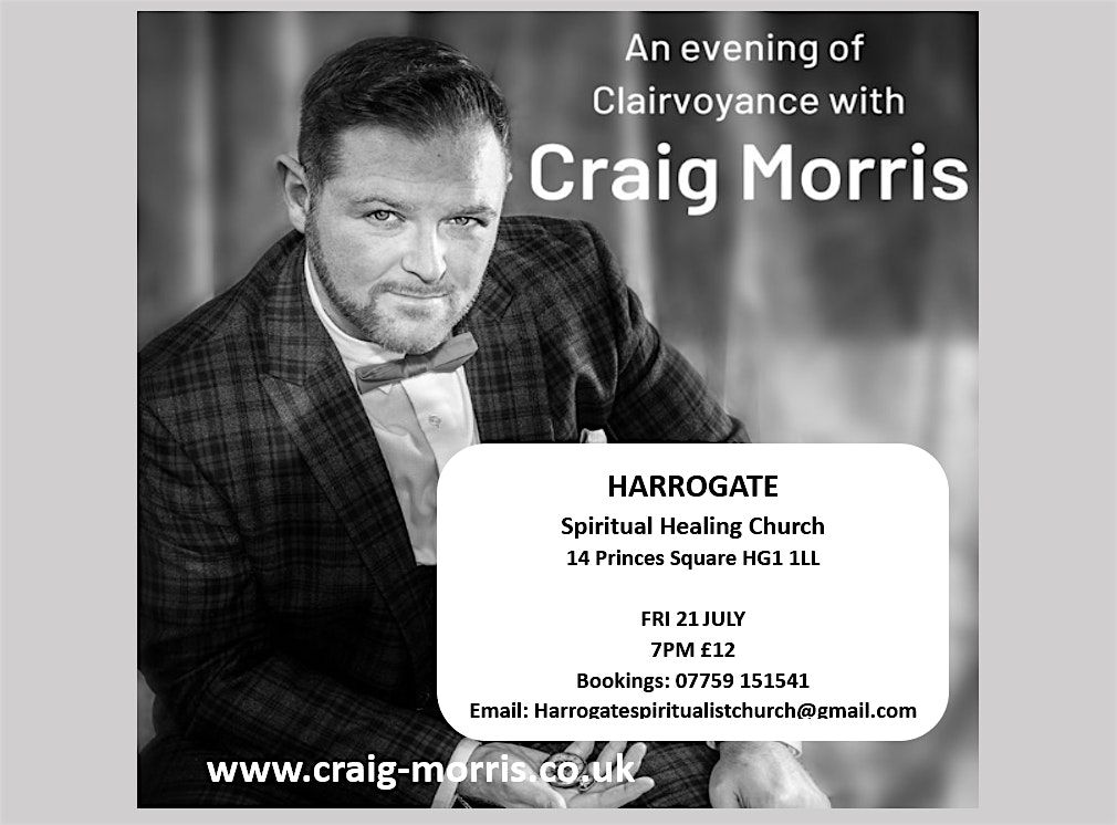 An evening of Clairvoyance with Craig Morris