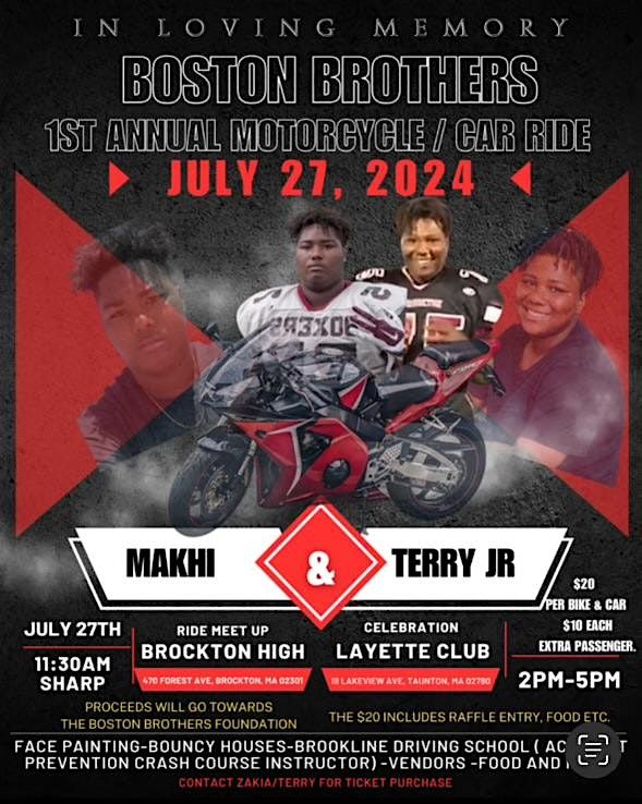 Boston Brothers First Annual Motorcycle\/Car ride Fundraiser