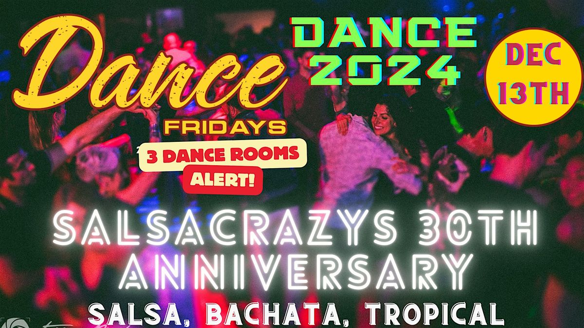 Salsa Dancing, Bachata Dancing, Cumbia Room plus Dance Lessons for ALL