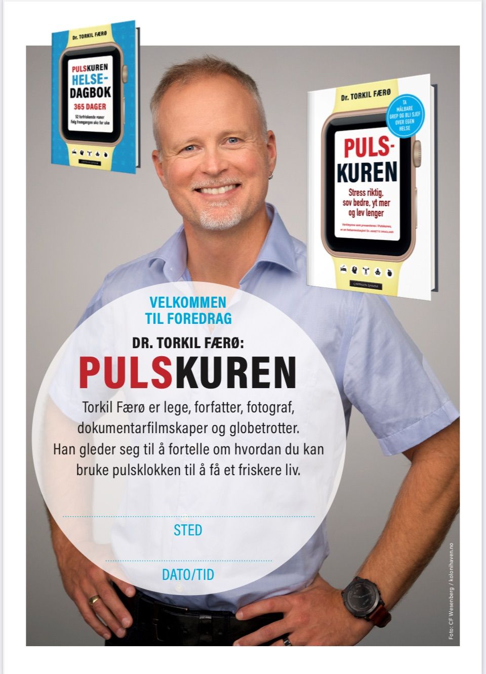 Pulskuren- foredrag med Dr. Torkil F\u00e6r\u00f8