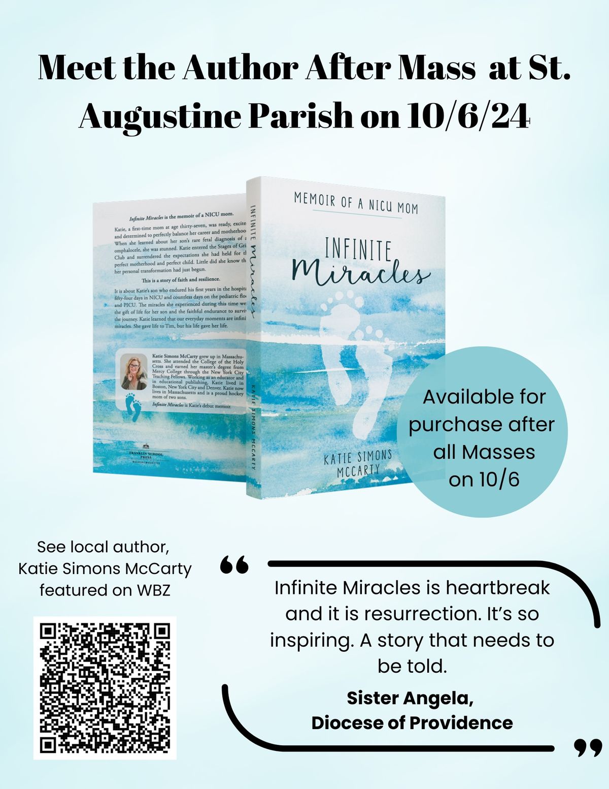 Infinite Miracles Book Signing and Author Presentation