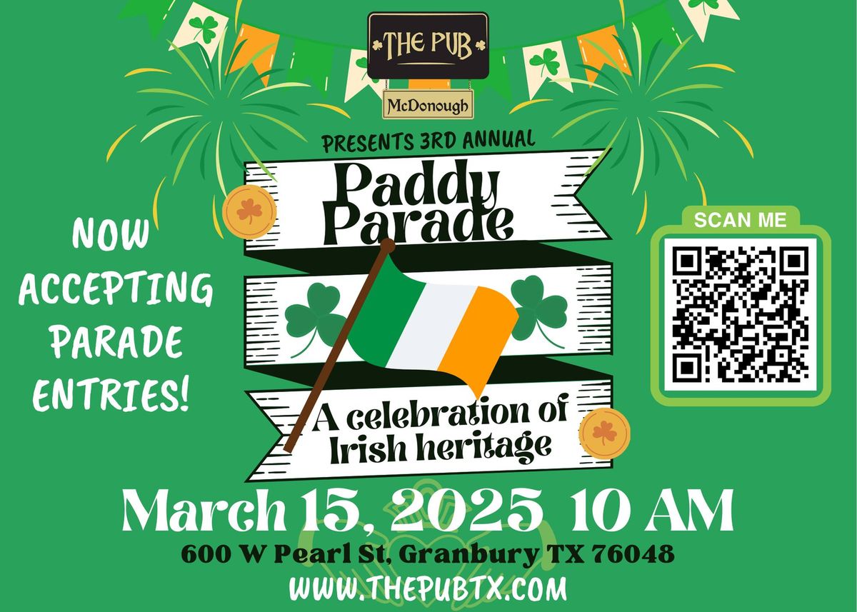 3rd Annual Paddy Parade