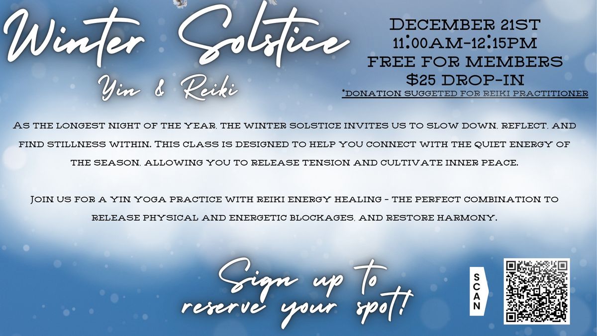 Winter Solstice Yin and Reiki