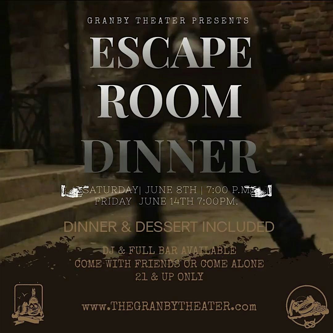 ADULTS ONLY ESCAPE ROOM DINNER CHALLENGE