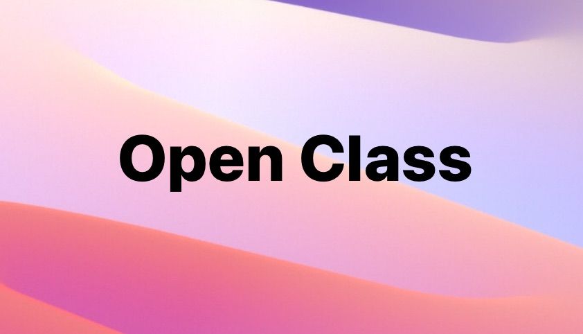 Open Class- on hand and pre ordered $30 and up