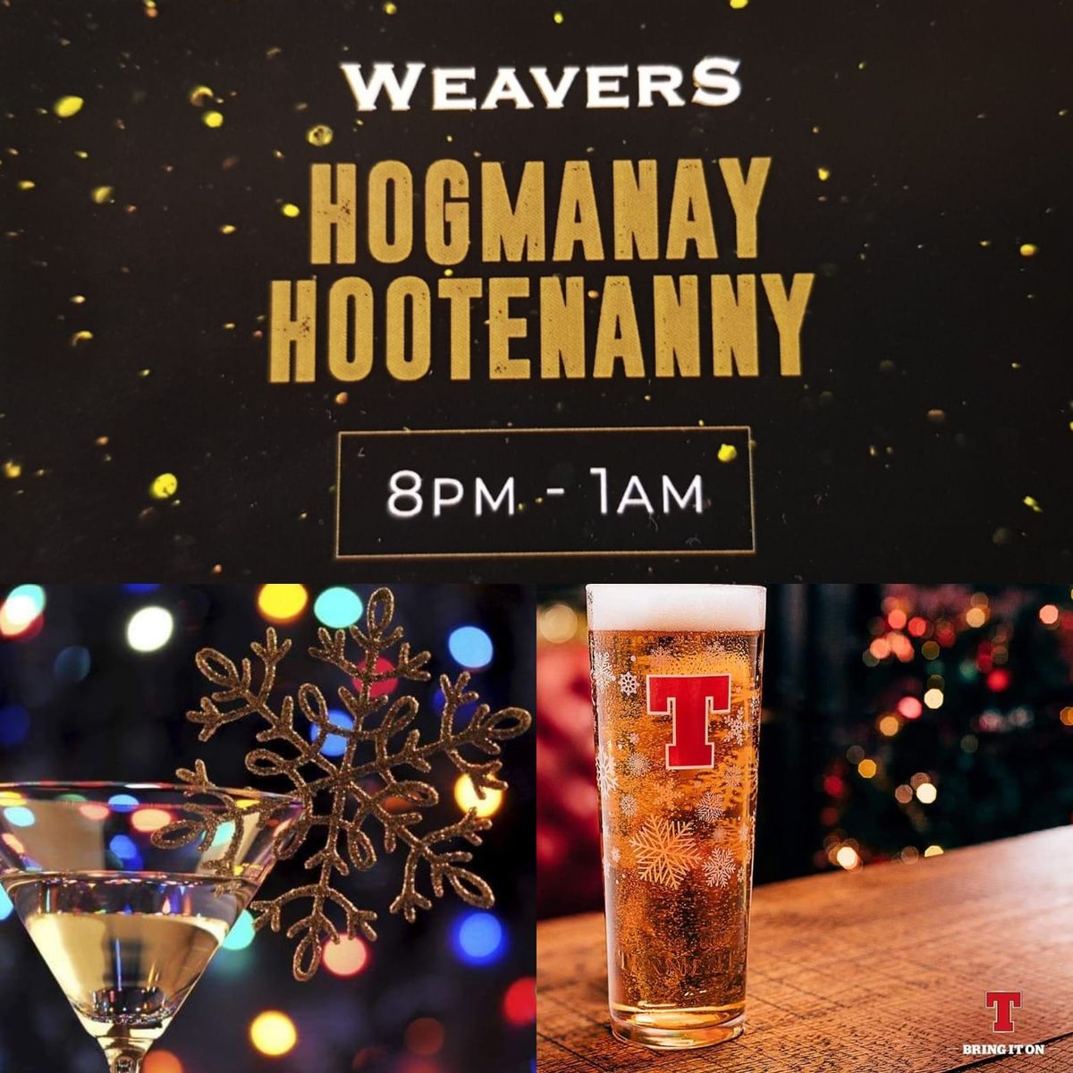 Hogmanay at Weavers \ud83e\udd42 \ud83c\udf89