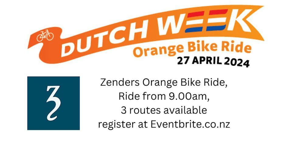 2024 Orange Bike Ride - Dutch Week, Waikato