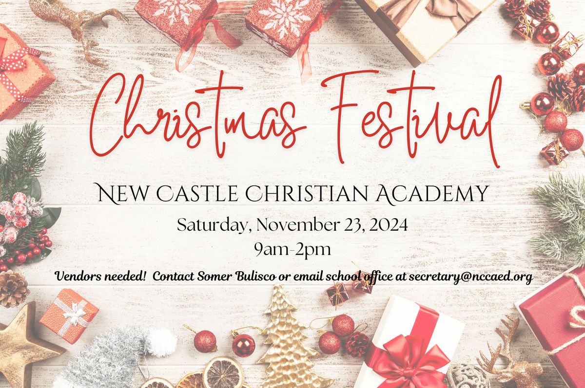 NCCA's 1st Annual Christmas Vendor Festival